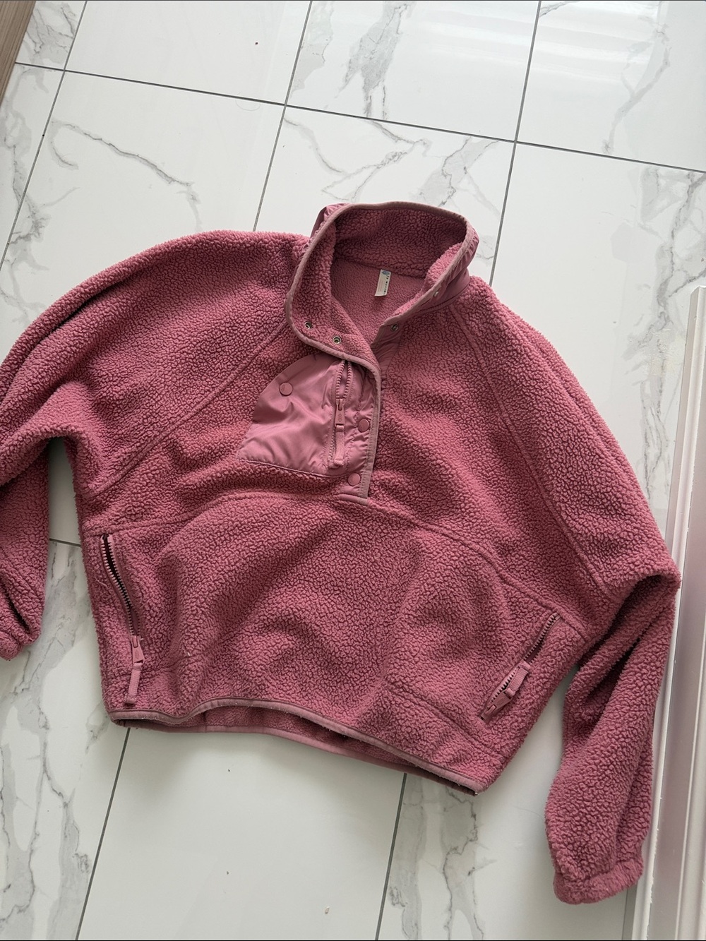 Women's Free People Pullover Jacket - Pink